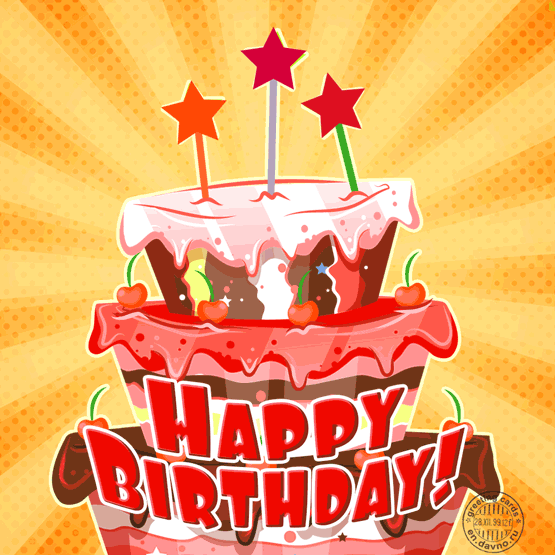 Happy Birthday Wishes Animated Cards