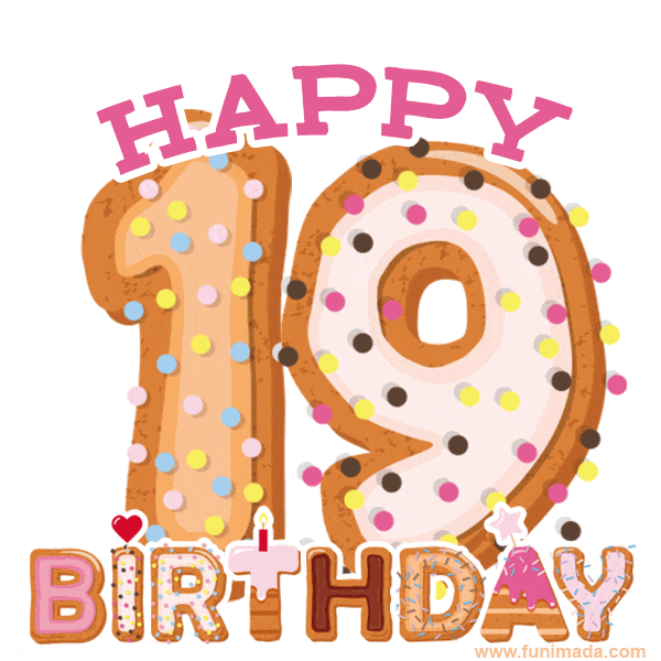 Happy 19th Birthday Animated S