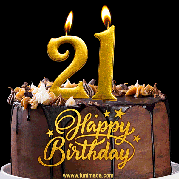 Happy 21st Birthday Cake