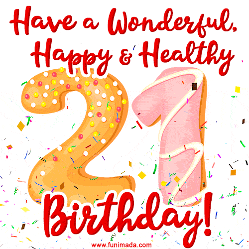 Celebrate Your 21st Birthday with a Free Happy 21st Birthday Background - Download Now