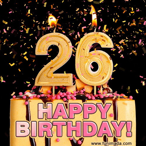 Happy 26th Birthday Cake