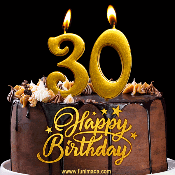Top 150 + Happy 30th birthday animated gif - Lestwinsonline.com
