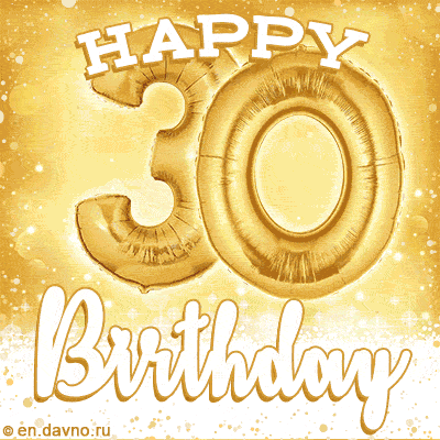 Download & Send Cute Balloons Happy 30th Birthday Card for Free ...