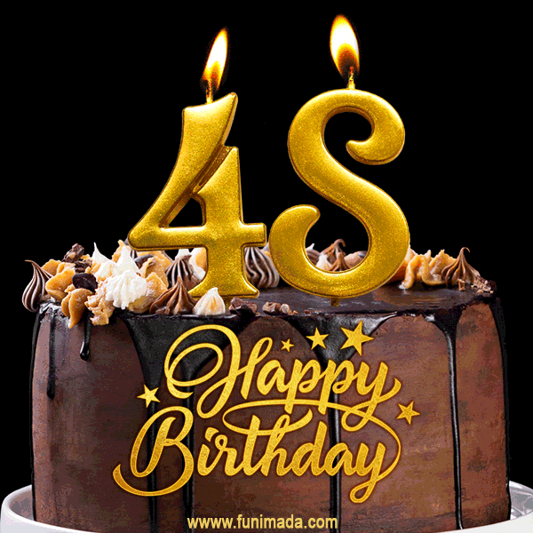 Birthday Cake Number Candle Sparkling Orange Background Bunting Stock Photo  by ©Luisecheverriurrea 652769678
