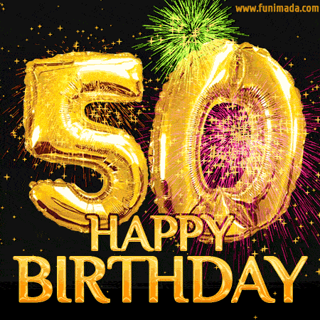 Happy 50th Birthday Animated Gifs Download On Funimada Com