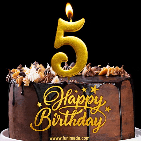 Number 5 Cake | Number 5 Birthday Cake for Boys & Girls