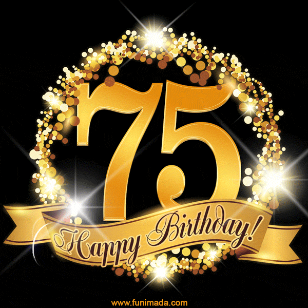 15+ Happy 75Th Birthday Gif