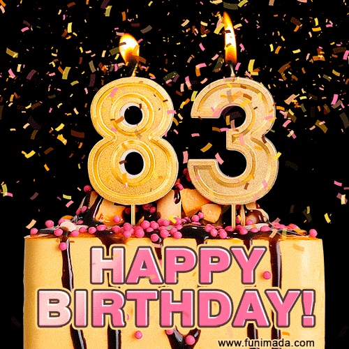 Happy 83rd Birthday Animated S