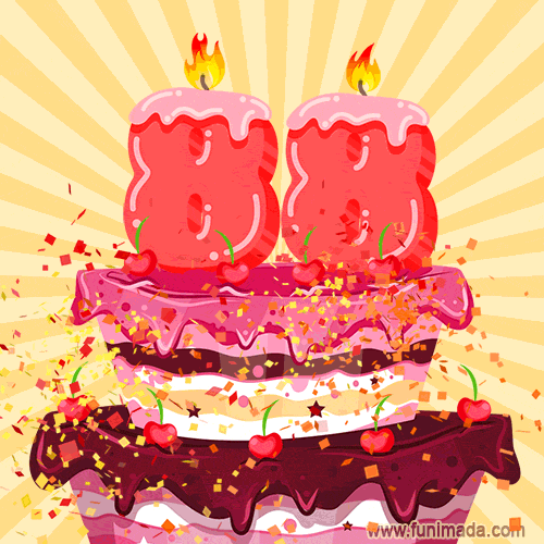 Happy 88th Birthday Animated S