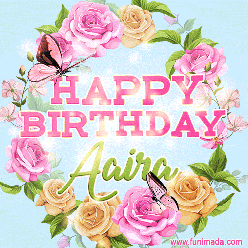 Happy Birthday Aaira GIFs | Funimada.com