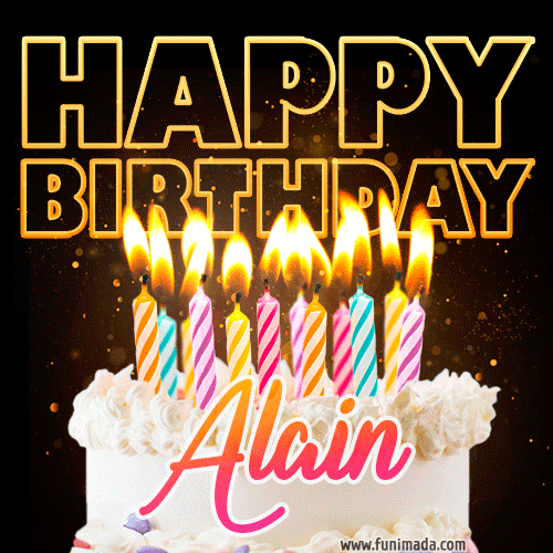 Happy Birthday Alain Gifs Download Original Images On Funimada Com
