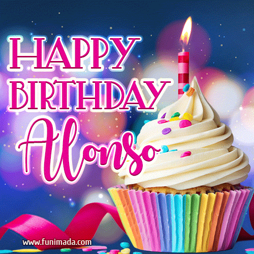 Happy Birthday Alonso GIFs - Download on Funimada.com
