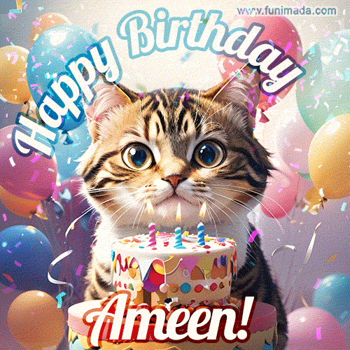 Happy Birthday Ameen GIFs | Funimada.com