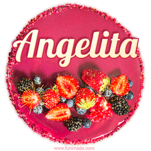 Happy Birthday Cake with Name Angelita - Free Download — Download on  Funimada.com