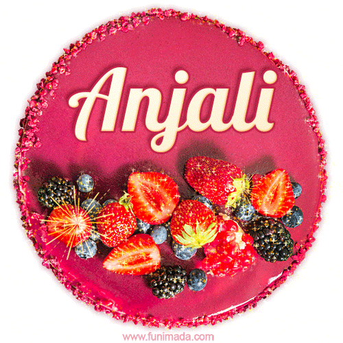 Happy Birthday Anjali Cake Man - Greet Name