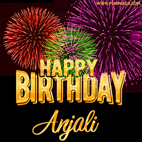 Happy Birthday Anjali Image Wishes Lovers Video Animation - YouTube