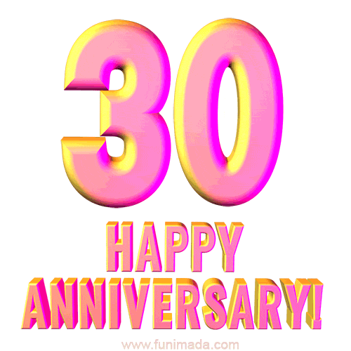 30 Anniversary Gif