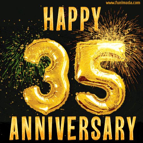 Happy 35th Anniversary GIFs | Funimada.com