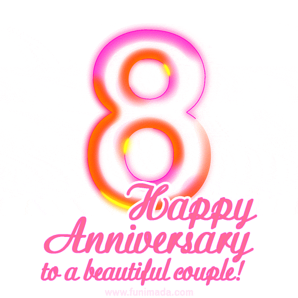 happy anniversary to couple