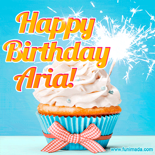 Happy Birthday Aria GIFs - Download on Funimada.com