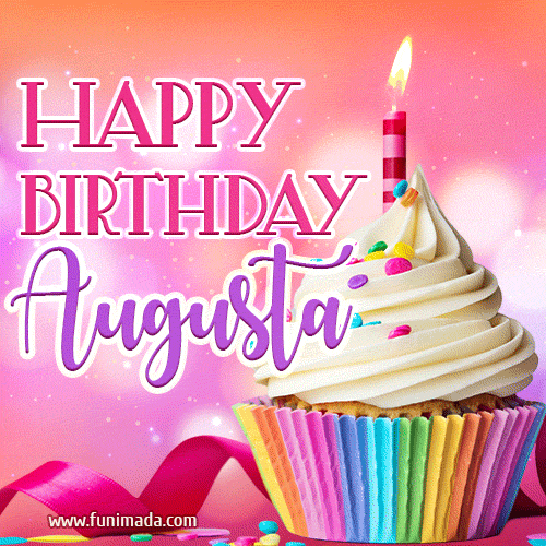Happy Birthday Augusta GIFs - Download on Funimada.com