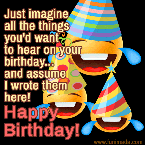 Funny Birthday Animated Gif For Whatsapp Facebok Twitter Friends - Happy  Birthday Wishes, Memes, SMS & Greeting