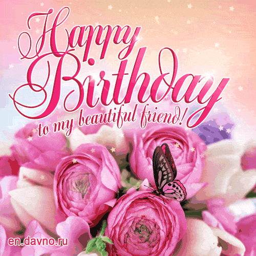 Happy Birthday Friend GIF Images With Wishes & Messages