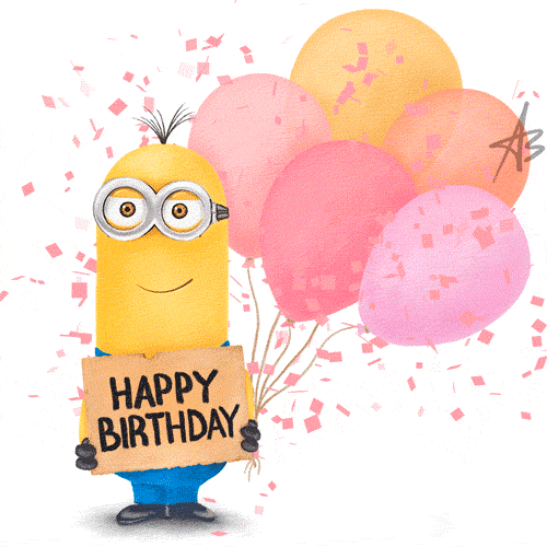 Three cheers for you on your special day! Wishing you a minion-tastic ...