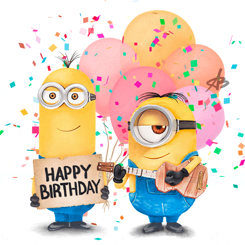 Double the minions, double the fun! Wishing you a fantastic birthday ...