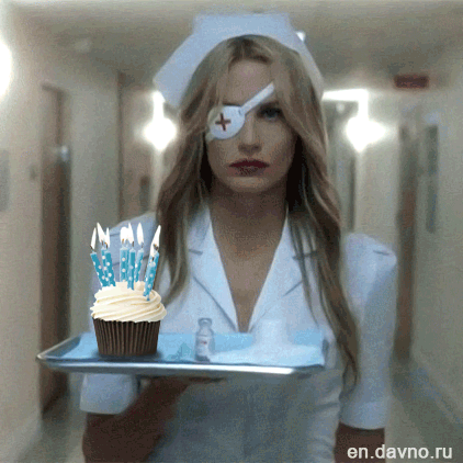 Nurse. Funny Happy Birthday Video for Him.