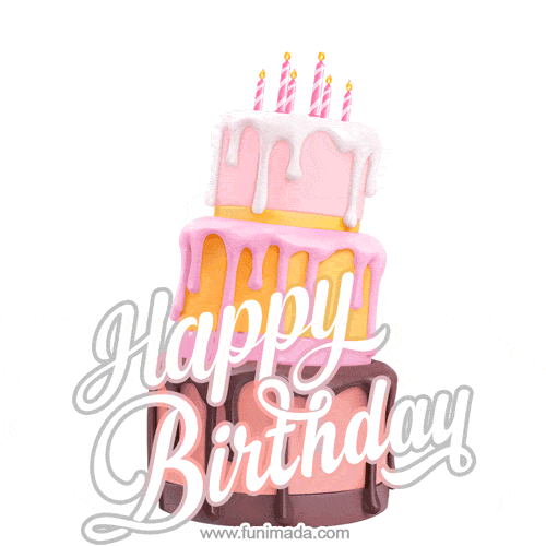 Kaz_Creations Deco Happy Birthday Cake - Free PNG - PicMix