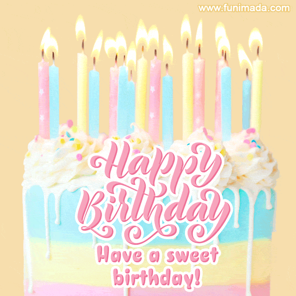 Happy Birthday Gifs and Happy Birthday with Phrases
