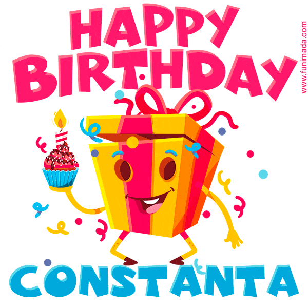 Funny Happy Birthday Constanta GIF | Funimada.com