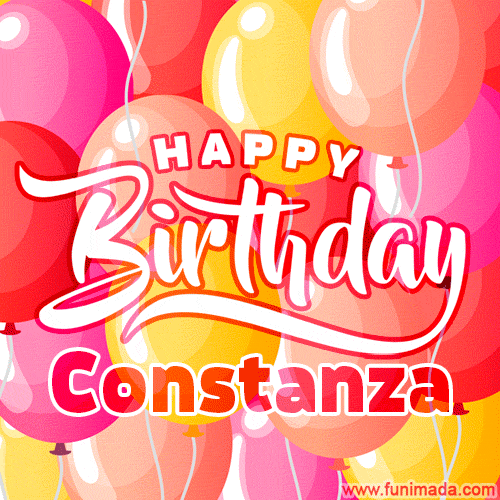 Happy Birthday Constanza GIFs - Download original images on Funimada.com