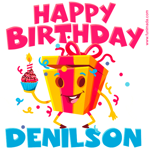 Funny Happy Birthday Denilson GIF — Download on Funimada.com