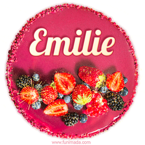 Happy Birthday Emilie Gifs Download On Funimada Com