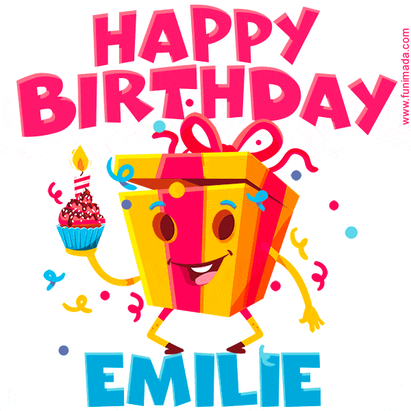 Funny Happy Birthday Emilie Gif Download On Funimada Com