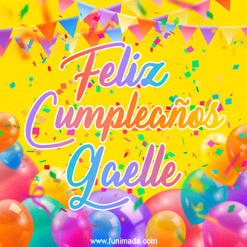 Happy Birthday Gaelle Gifs Download Original Images On Funimada Com