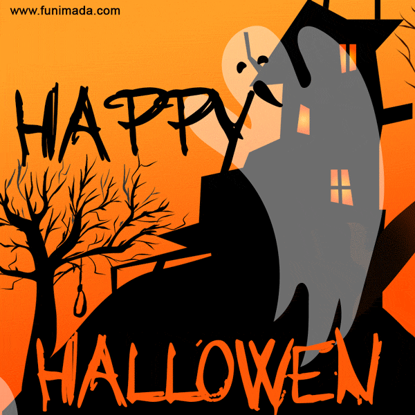 Happy Halloween GIFs - Download on Funimada.com