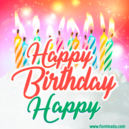 Happy Birthday Happy GIFs - Download on Funimada.com