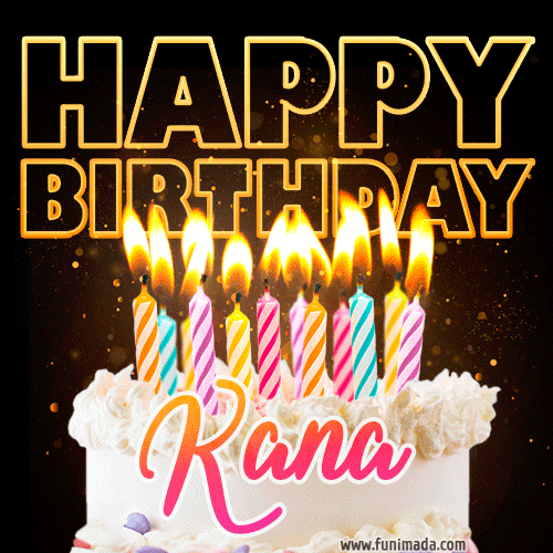 ❤️ Happy Birthday Cake For Girlfriend or Boyfriend For Rana ji