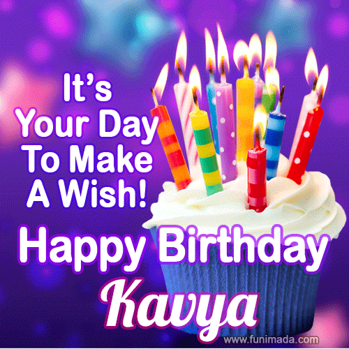 Happy Birthday Kavya Gifs Download Original Images On Funimada Com