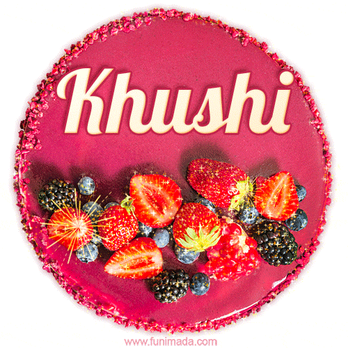 Happy Birthday Cake With Name Khushi Free Download Download On Funimada Com