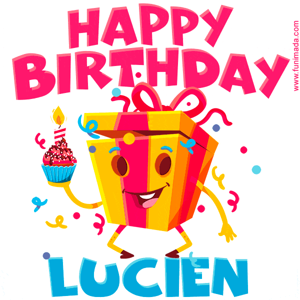 Funny Happy Birthday Lucien Gif Download On Funimada Com