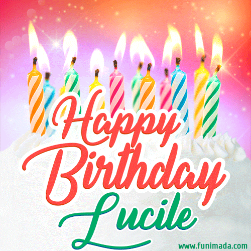Happy Birthday Lucile Gifs Download On Funimada Com