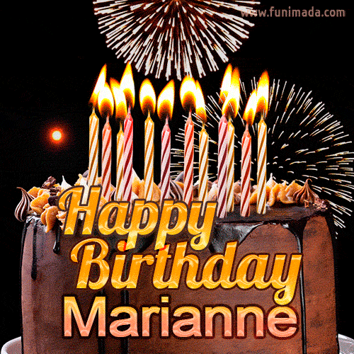 Happy Birthday Marianne Gifs Download Original Images On Funimada Com
