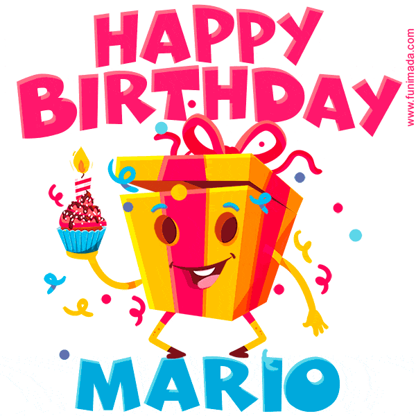 Funny Happy Birthday Mario Gif Download On Funimada Com