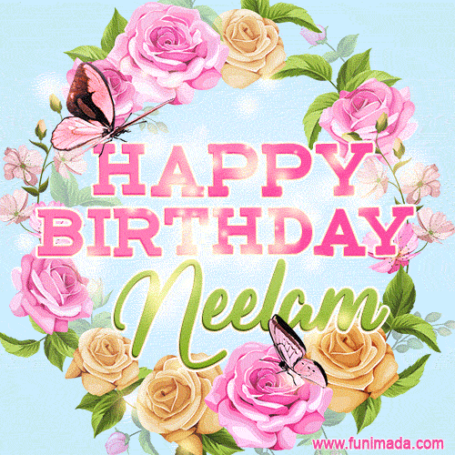 ❤️ Colorful Flowers Birthday Cake For neelam