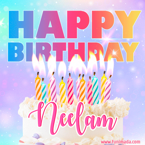 ▷ Happy Birthday Neelam GIF 🎂 Images Animated Wishes【25 GiFs】