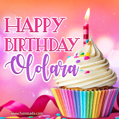 Happy Birthday Ololara - Lovely Animated GIF — Download on Funimada.com